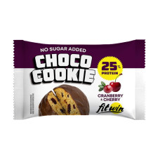 Протеиновый батончик, Choco Cookie, FitWin, 40 г (Клюква с вишней)