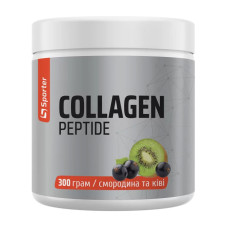 Коллаген, Collagen Peptide, Sporter, 300 г (Смородина с киви)