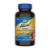 Мультивітаміни для чоловіків, Alive! Men's Complete Multivitamin, Nature's Way, 130 таблеток