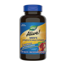 Мультивитамины для мужчин, Alive! Men's Complete Multivitamin, Nature's Way, 130 таблеток