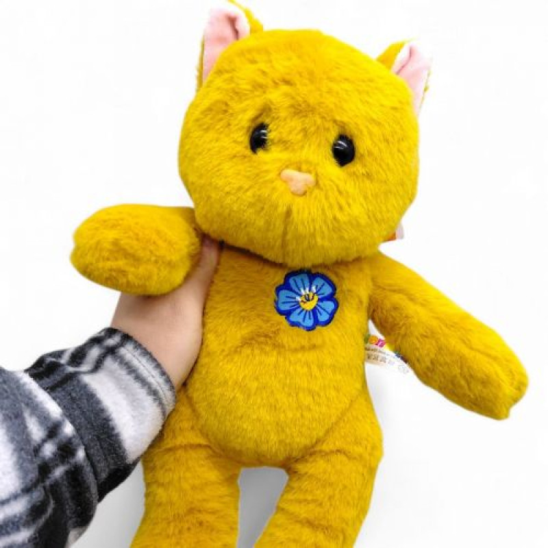 Мʼяка іграшка "Кошеня Victory" 29 см (КОРИЧНЕВА)