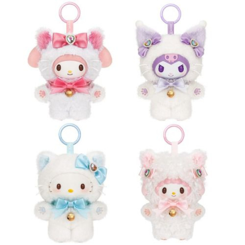 Мягкая игрушка-сюрприз на клипсе Pop Top Sanrio – Мечта с бантиком