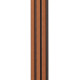 Рейка декоративна PS 2900х115х12мм Каштановий SW-00001743