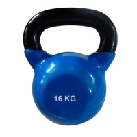 Гиря HouseFit DB-K101, 16 кг, чавун/вініл, синя