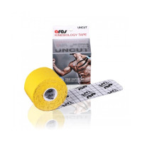 Кінезіо тейп Ares Uncut 5см х 5м Желтый