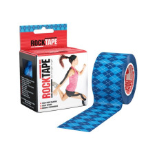 Кінезіо тейп RockTape Design (5см х 5м) Голубой узор