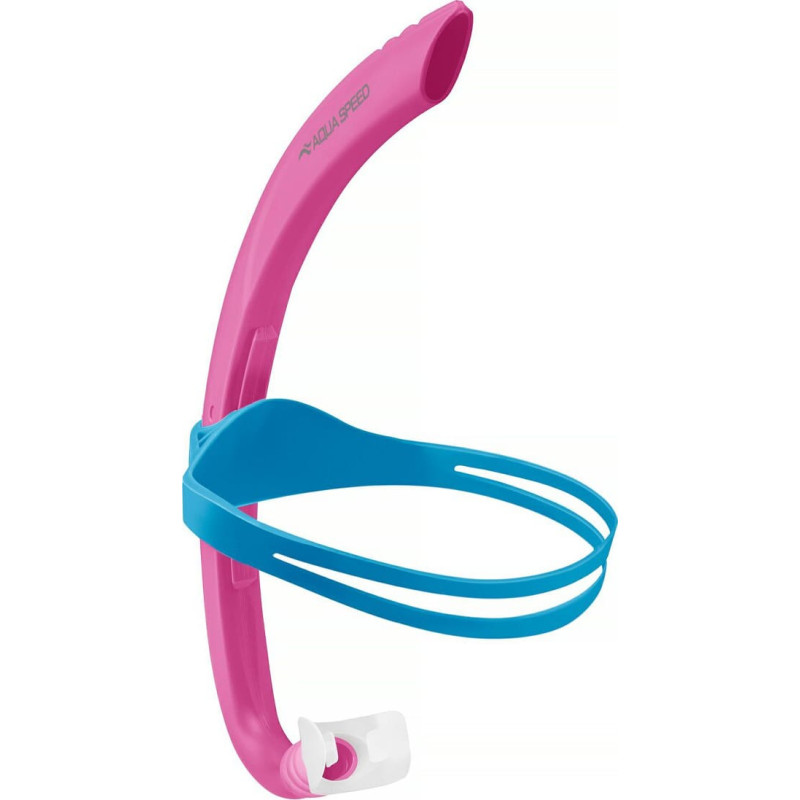 Дихальна трубка для снорклінгу Aqua Speed Juno Junior 62928 рожевий, синій Діт One Size