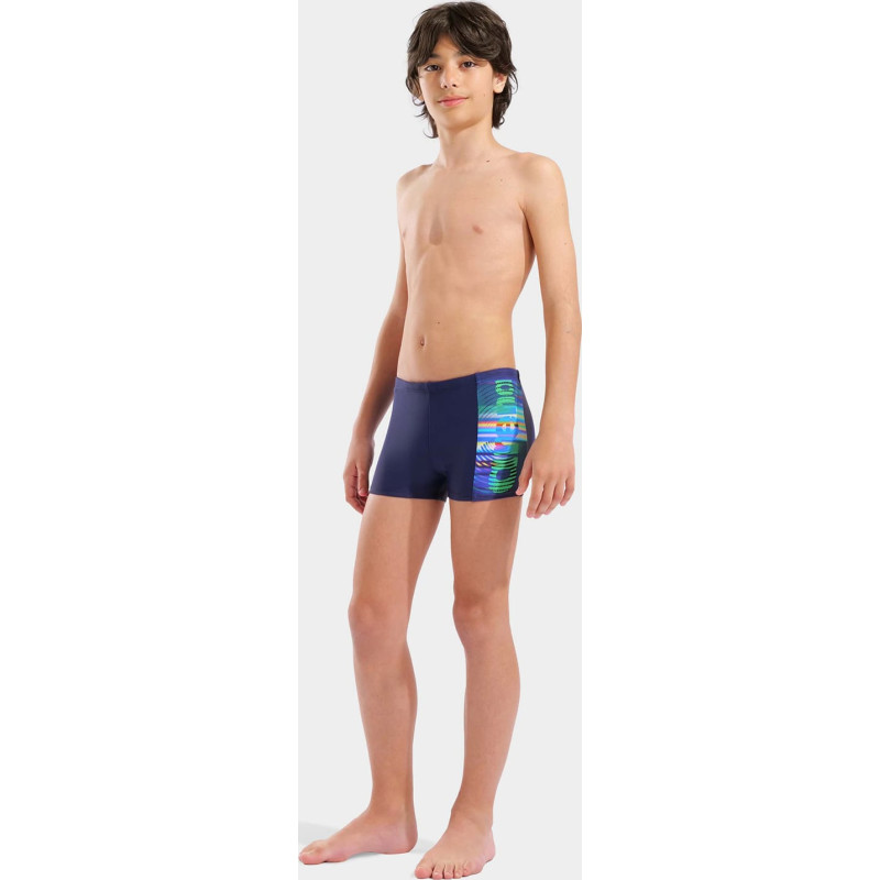 Плавки для хлопчиків Arena LIT LOGO SWIM SHORT синій Діт 140 см