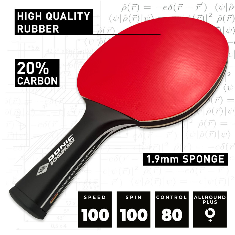 Ракетка для пінг-понгу Donic Carbotec 900