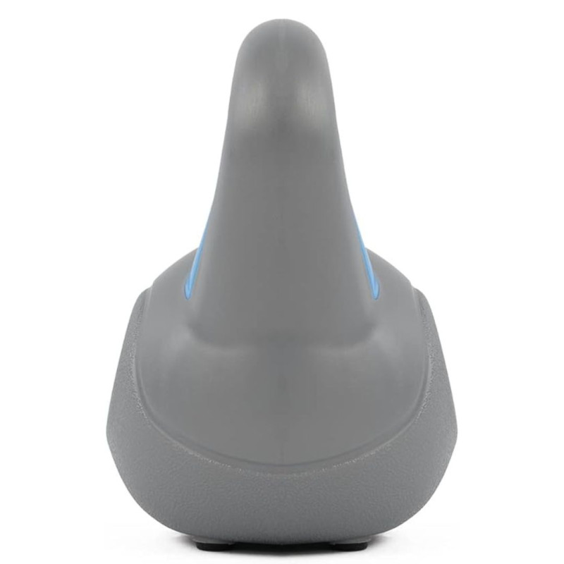 Гиря LiveUp Plastic Kettlebell, цельнолитая, 3 кг, пластик, серо-голубая