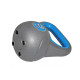 Гиря LiveUp Plastic Kettlebell, цельнолитая, 3 кг, пластик, серо-голубая