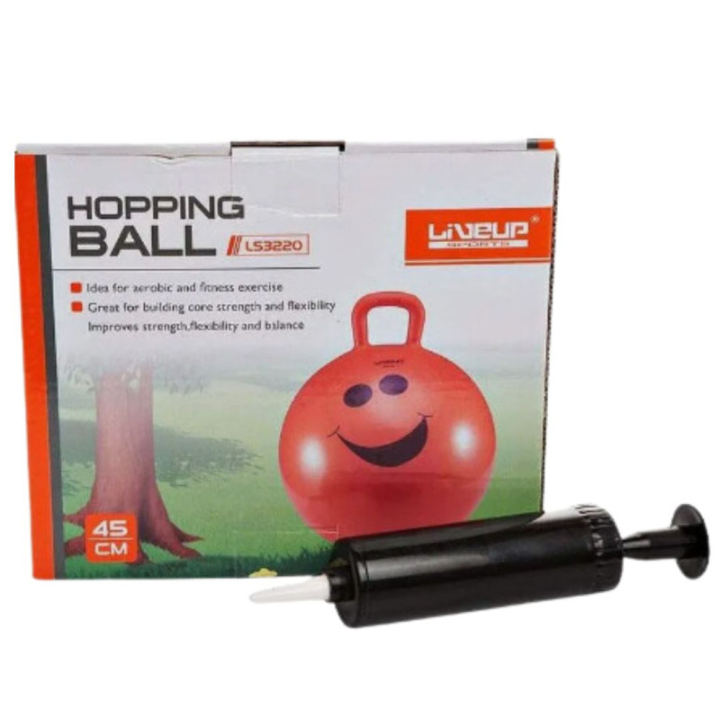 Фітбол дитячий з ручкою LiveUp HOPPING BALL