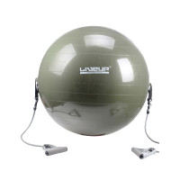 Фітбол з еспандером LiveUp GYM BALL WITH EXPANDER