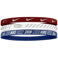 Пов'язка на голову Nike W HEADBANDS 3.0 METALLIC UNIVERSITY 3 шт