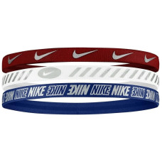 Пов'язка на голову Nike W HEADBANDS 3.0 METALLIC UNIVERSITY 3 шт