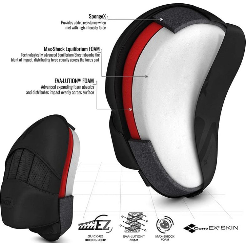 Лапи RDX Focus Pad T15