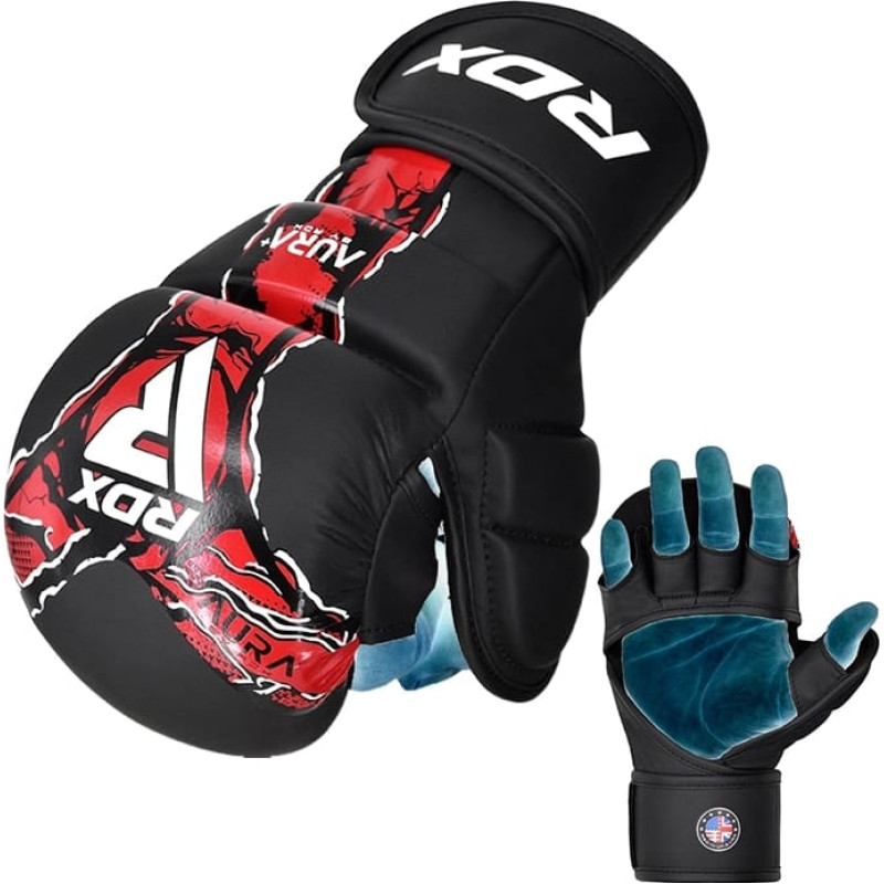 Тренувальні рукавиці RDX Grappling Gloves Shooter New Aura F17