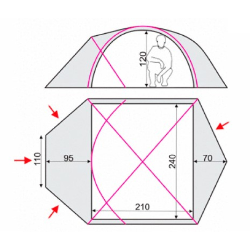 Намет Terra Incognita Baltora 4