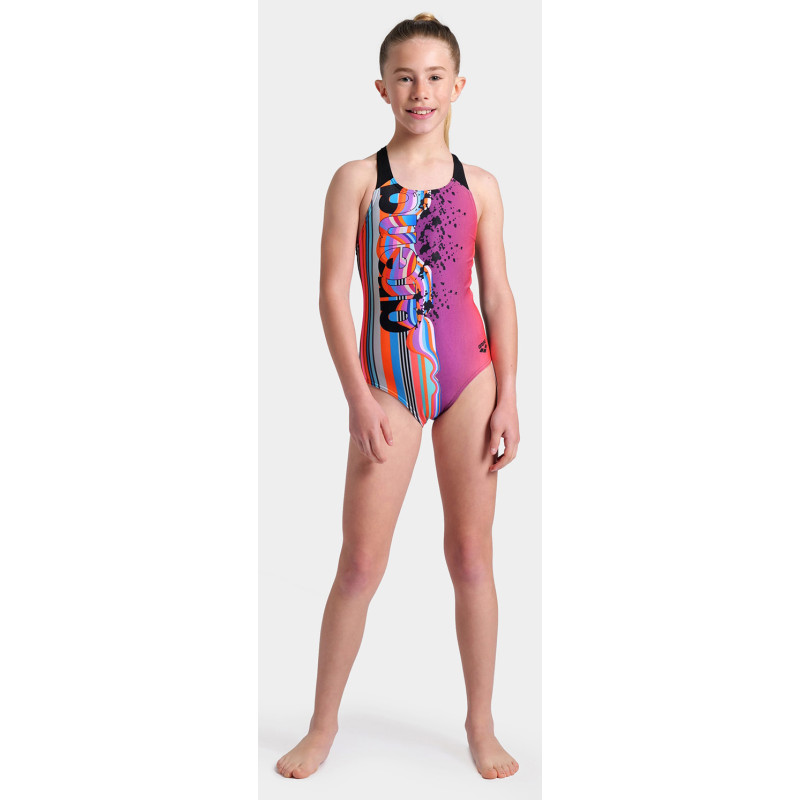 Купальник для дівчат Arena PALETTE SWIMSUIT SWIM PRO BACK