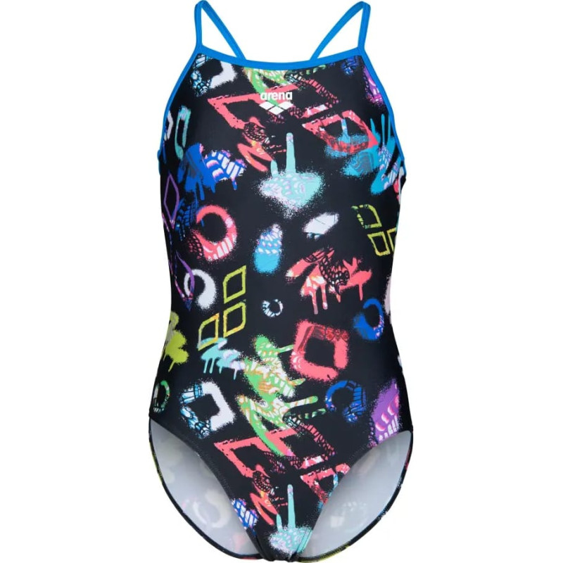 Купальник закритий для дівчат Arena GRAFFITI SWIMSUIT LIGHT DROP B