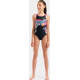 Купальник для дівчаток Arena LIT LOGO SWIMSUIT V BACK