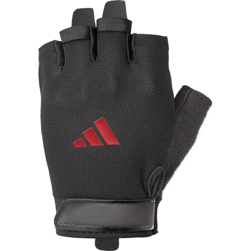 Рукавички для тренінгу Adidas Essential Training Gloves чорний, червоний Уні M