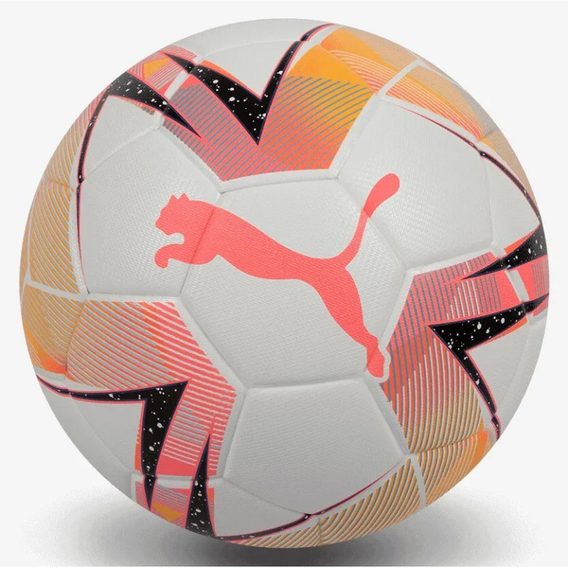 М'яч футзальний Puma Futsal 1 TB FIFA Quality Pro білий, чорний, рожевий Уні 4