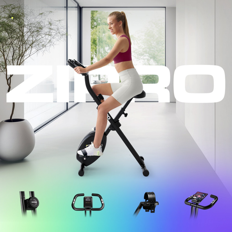 Велотренажер Zipro Eclipse X чорний