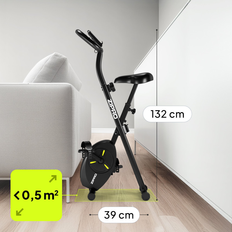 Велотренажер Zipro Eclipse X чорний