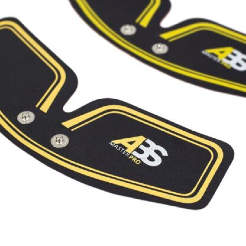 Електростимулятор м’язів живота HMS ABS Master Pro – чорно-жовтий 