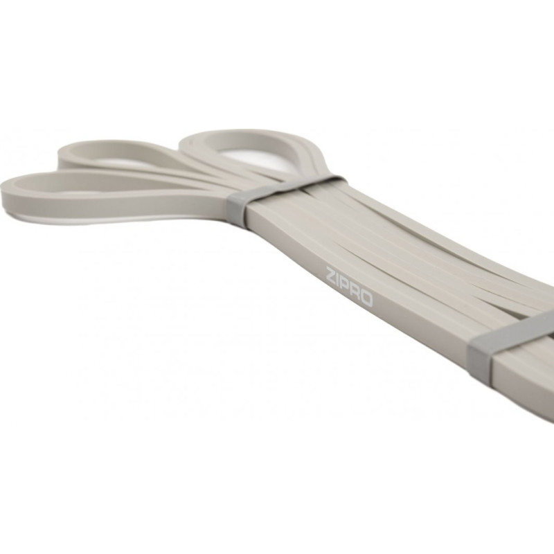 Набір стрічок-еспандерів для вправ Zipro PowerBand 4 шт. чорно-сірий