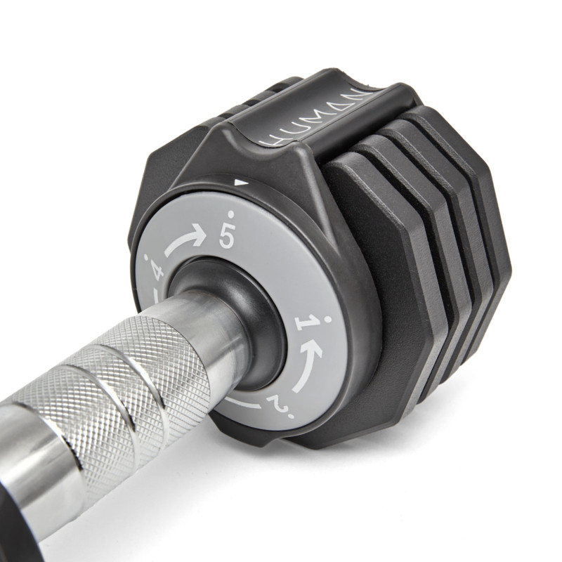 Гантелі розбірні сталеві HALF HUMAN, 2 х 5 кг