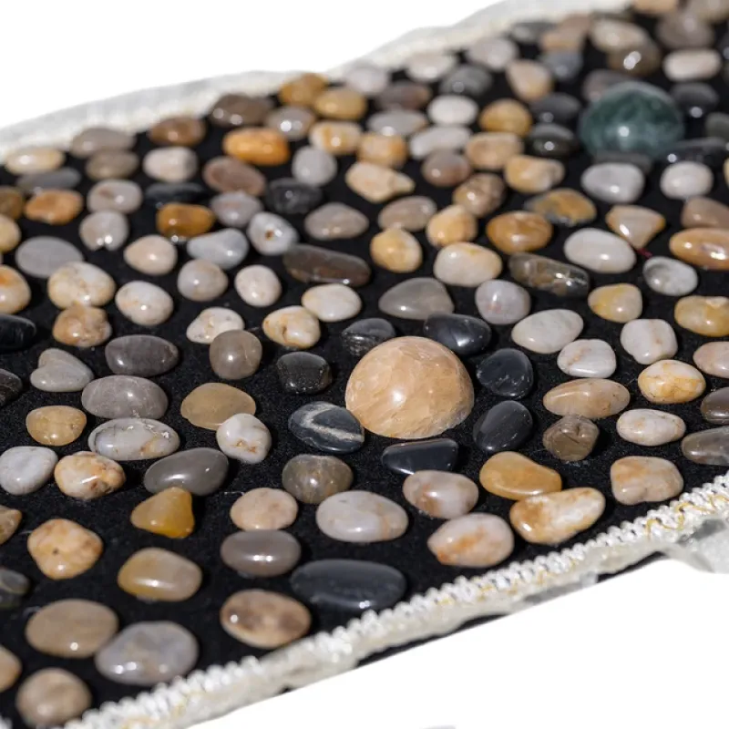 Килимок масажний для ніг з натуральними каменями inSPORTline Butwal, 148x40 см