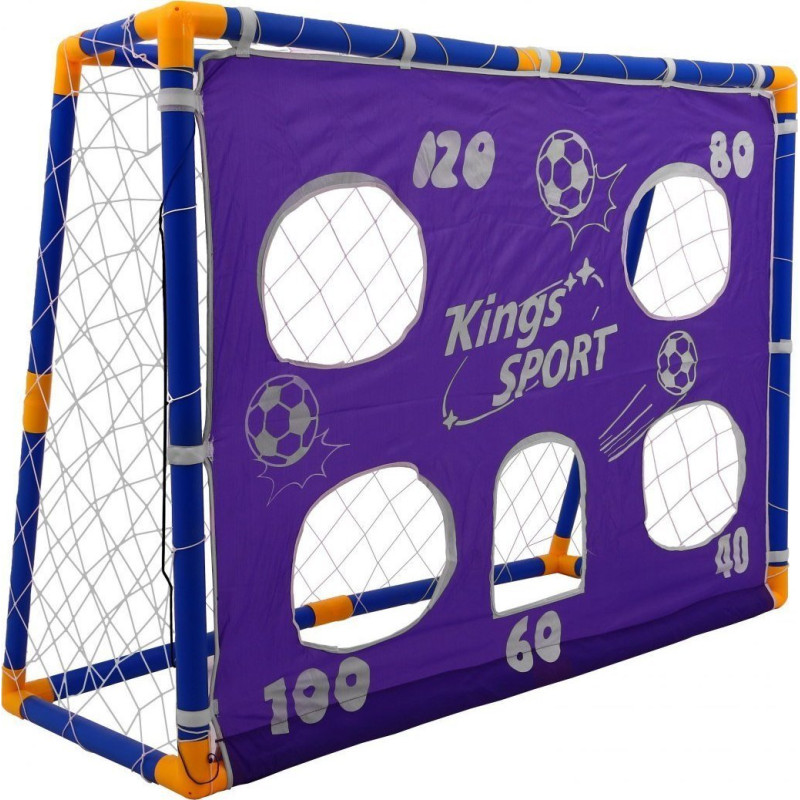 Ворота футбольні дитячі Ramiz ZOG.26002 135 x 100 см, синьо-жовті