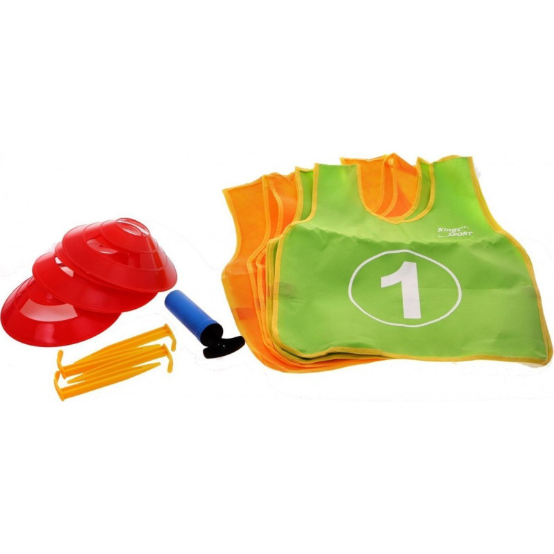 Ворота футбольні дитячі Ramiz ZOG.26002 135 x 100 см, синьо-жовті