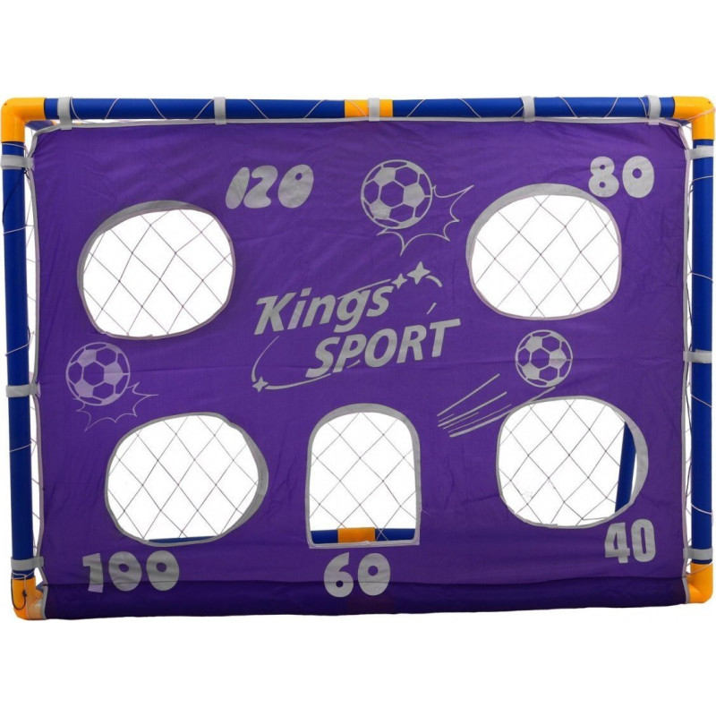 Ворота футбольні дитячі Ramiz ZOG.26002 135 x 100 см, синьо-жовті