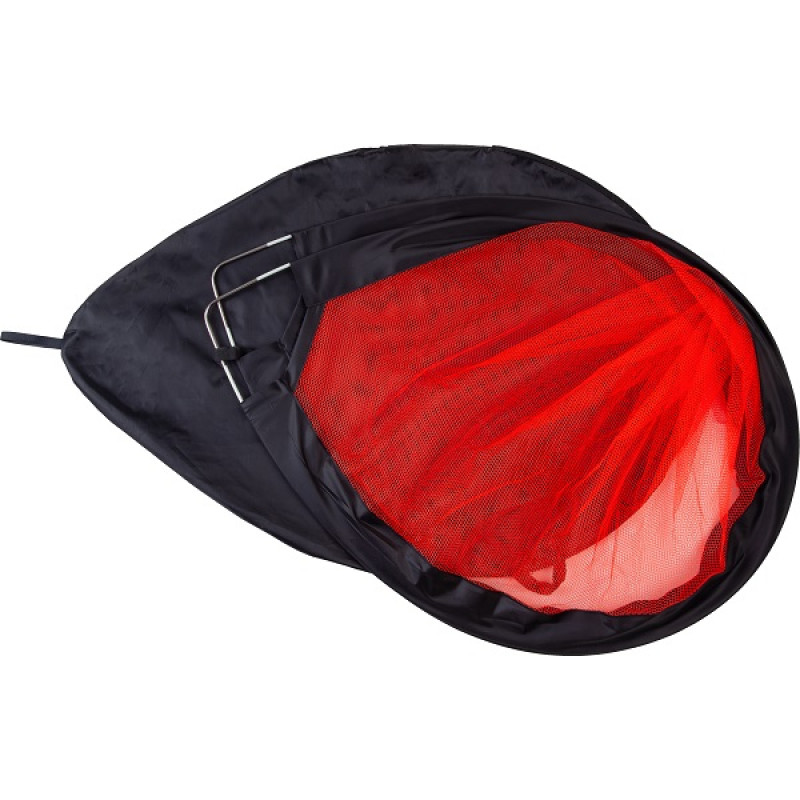 Ворота футбольні Pure2Improve POP-UP 120 x 86 см, чорно-червоні