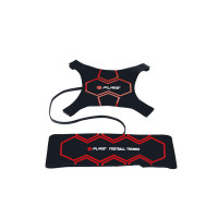 Футбольний тренажер Pure2Improve Tethered Ball, чорно-червоний