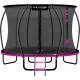 Батут THUNDER INSIDE ULTRA з внутрішньою сіткою 12 футів 374 см чорно-рожевий