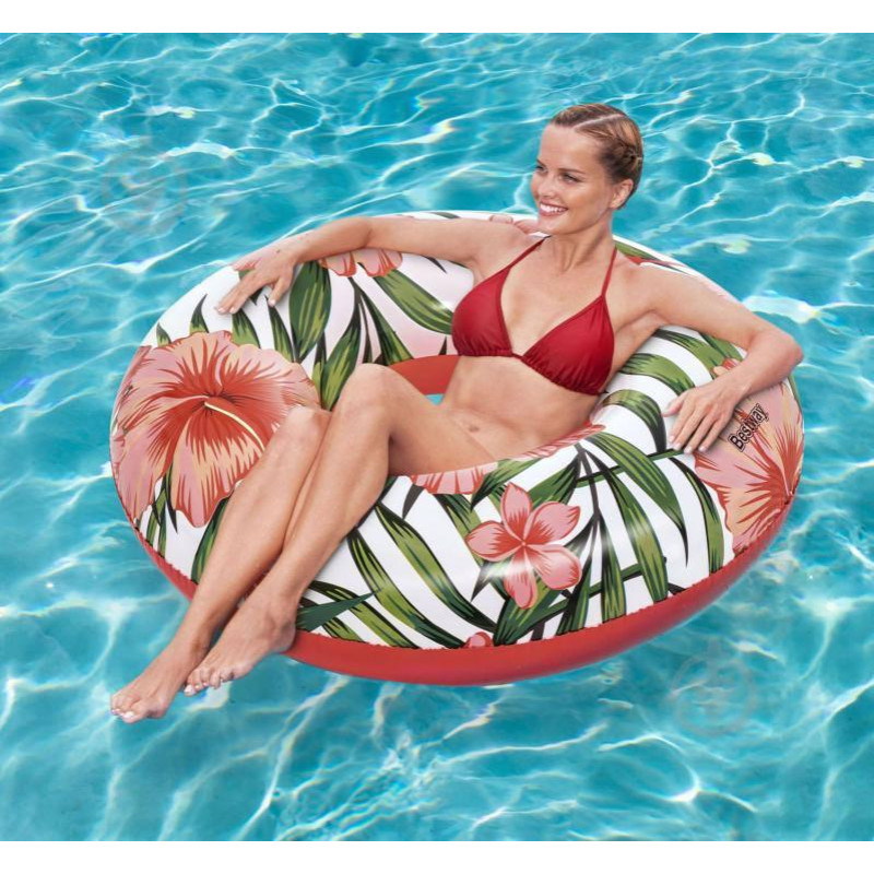 Коло надувне для плавання Bestway 36237 рожеве, 119 см