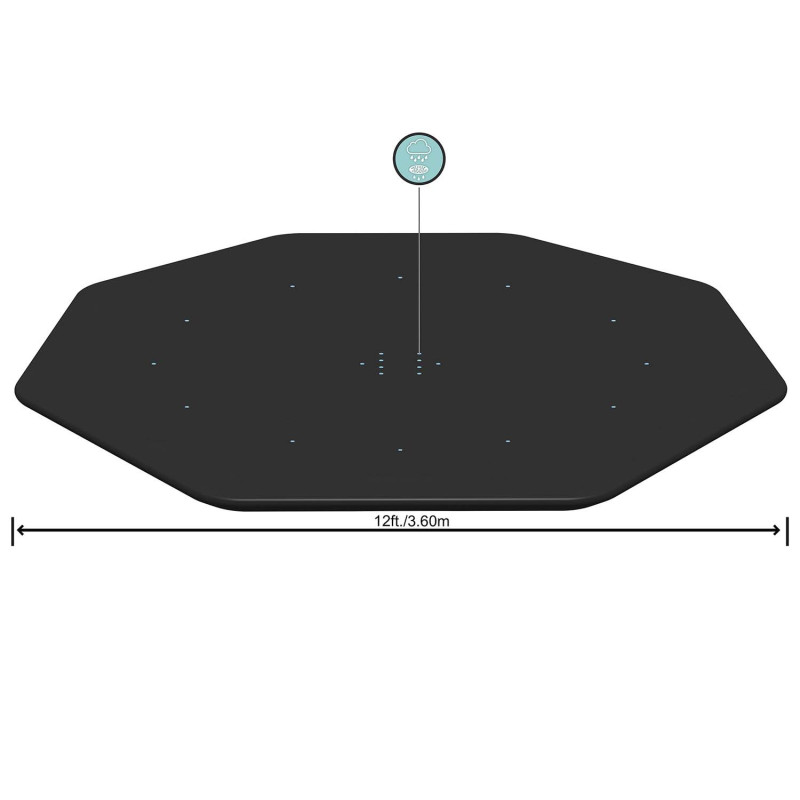 Накриття для каркасного басейну Bestway 58292 396 см