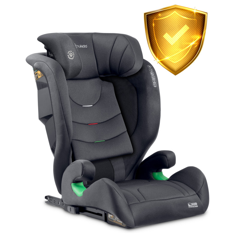 Автокрісло Nukido Louis Soft ISOFIX 15-36 кг, сіре