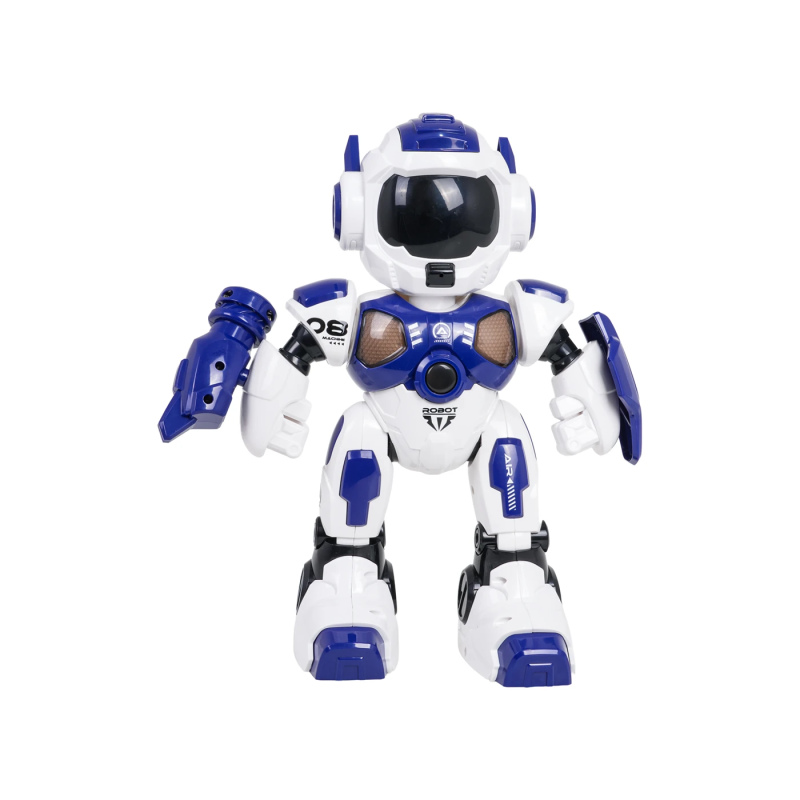 Дитячий багатофункціональний робот Ramiz A08 на дистанційному керуванні + функція стрільби