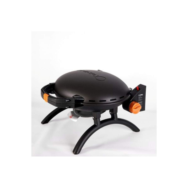 КОМПЛЕКТ Портативний переносний газовий гриль O-GRILL 500, чорний + шланг в подарунок! Код: 011672