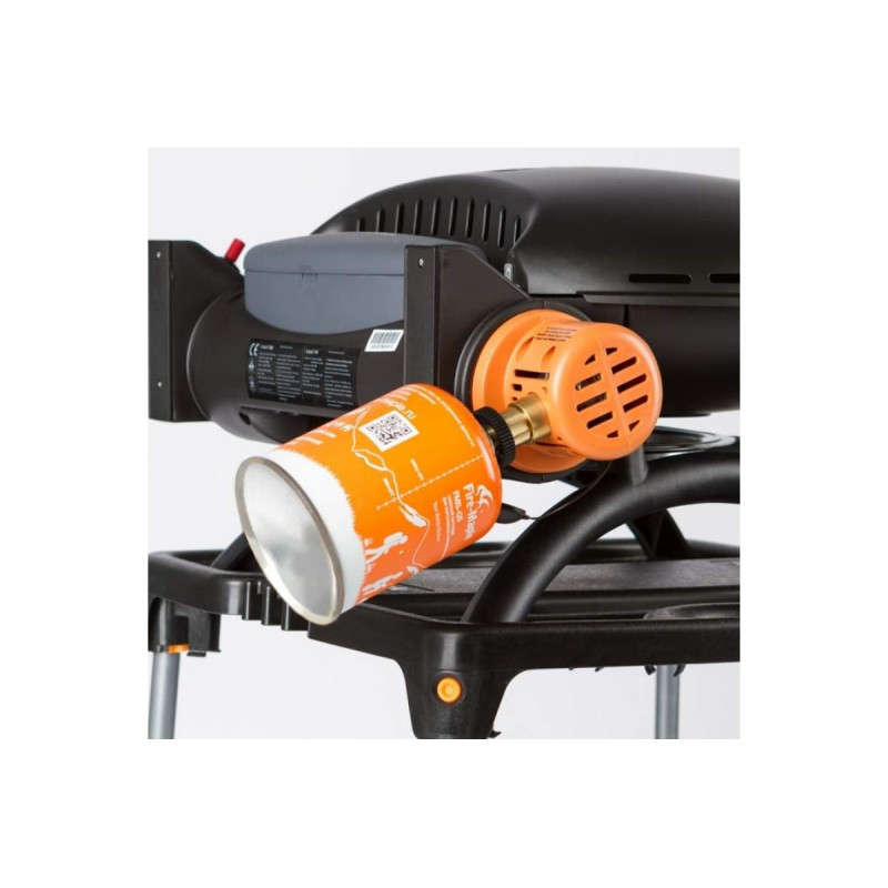 КОМПЛЕКТ Портативний переносний газовий гриль O-GRILL 500, чорний + шланг в подарунок! Код: 011672