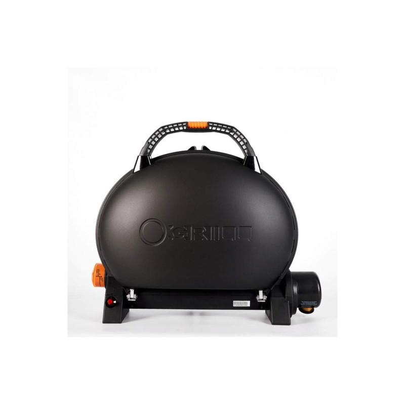 КОМПЛЕКТ Портативний переносний газовий гриль O-GRILL 500, чорний + шланг в подарунок! Код: 011672