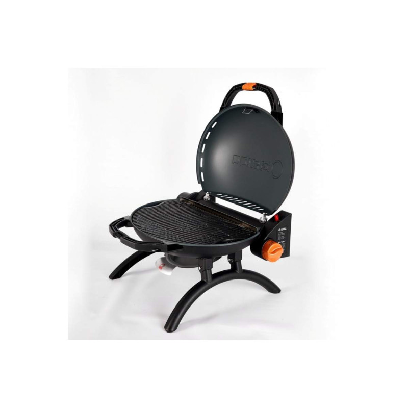 КОМПЛЕКТ Портативний переносний газовий гриль O-GRILL 500, чорний + шланг в подарунок! Код: 011672