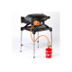 КОМПЛЕКТ Портативний переносний газовий гриль O-GRILL 500, чорний + шланг в подарунок! Код: 011672