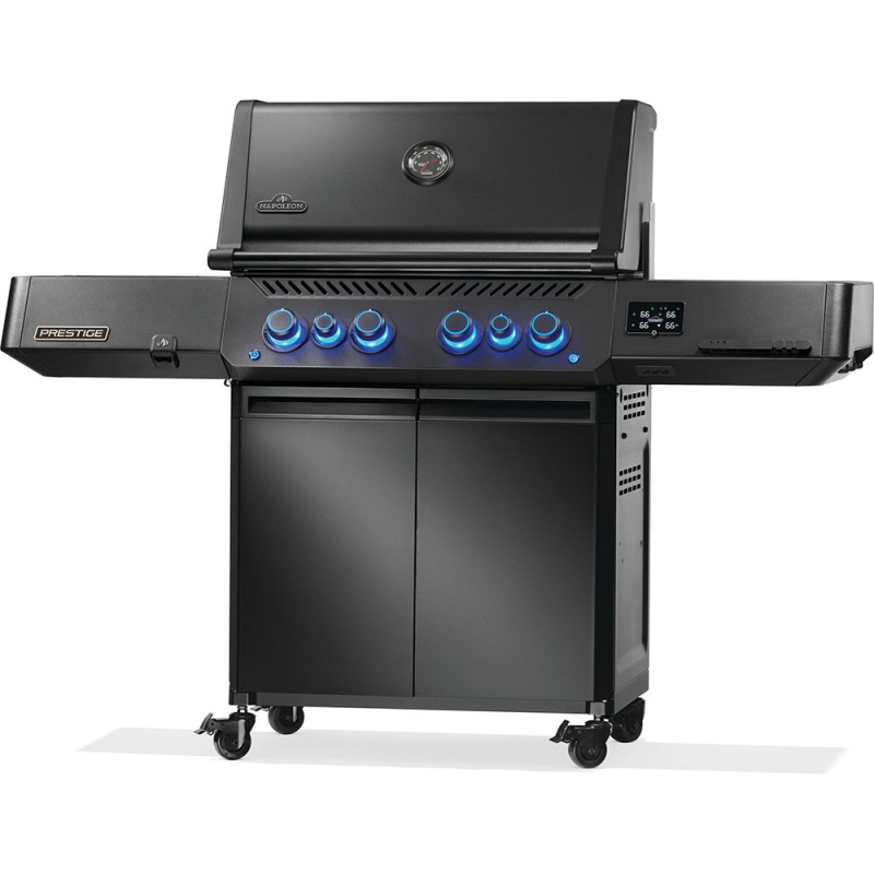 Газовий гриль Napoleon Phantom Prestige 500 Connected з бічним пальником Sizzle Zone і вертілем (69212) P500VXRSIBPK-UA-PHM Код: 012816