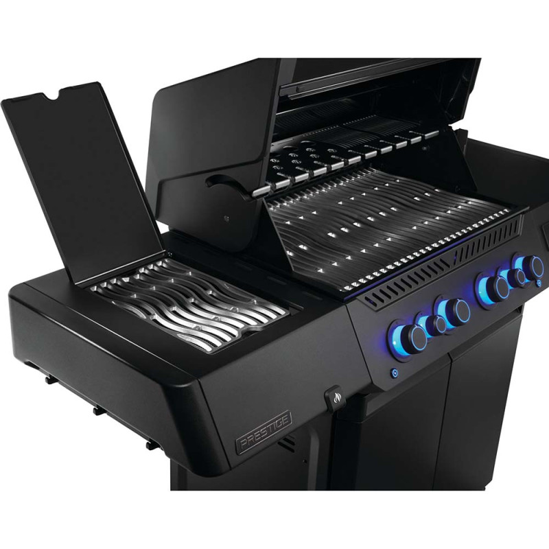 Газовий гриль Napoleon Phantom Prestige 500 Connected з бічним пальником Sizzle Zone і вертілем (69212) P500VXRSIBPK-UA-PHM Код: 012816